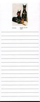 Doberman Pinscher Magnetic List Pads - Set of 2