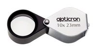 Opticron Folding Metal Loupe Magnifier 10x 23mm (0.9")