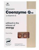 (4 PACK) - Wassen - Coenzyme Q10 + Vitamin E | 30's | 4 PACK BUNDLE