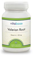 Valerian Root (125 mg) 100 Capsules by Vitabase