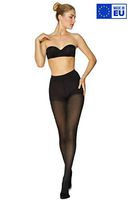 ®BeFit24 Medical Compression Pantyhose for Women (23-32 mmHg, 120 Denier, Class 2) - Support Hose for DVT, Varicose and Spider Veins - Pressure Tights for Swelling Relief - [Size 2 - Long: A - Black]
