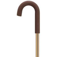 Women's Crook Handle Cane Color: Bronze