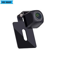 Yakry HD 960P Backup Camera for Car/Truck/SUV Rear View Reversing Intelligent Dynamic Trajectory Camera with IP 69K Waterproof Mount Hidden Guide Line ON/OFF