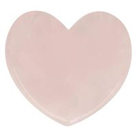 GLOGLOW Crystal Massage Scraper, Natural Rose Quartz Crystal Healing Massage Stone Health Care Scrapping Plate