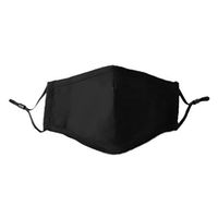 yingyue PM2.5 Cotton Filter Face Cover,Dust Proof Reusable Mouth Cover. Black