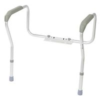 Homecraft Toilet Safety Frame, Bathroom Toilet Frame for Handicap or Disabled, Assistance Rails for Elderly, Adjustable Toilet Hand Rails for Support, Safety, and Comfort, Bathroom Grab Bar