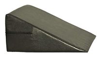 Vinyl Foam Wedge Support Pillow, Acid Reflux Therapeutic Foam Back and Legs Medical Quality Anti Bacteria Bed Wedge (20" X 20" X 12") Navy