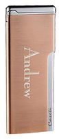 Personalized Caseti Elegant Ultra-Slim Cigarette Lighter - Brushed Copper - with Free Engraving