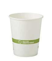 World Centric Compostable Paper PLA-Lined 6 Ounce Coffee Cup (Package of 200)