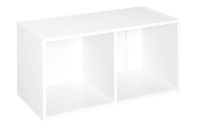 ClosetMaid 8947 Cubeicals Organizer, 2-Cube, White