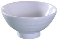 Yanco OK-5705 Osaka-2 Rice Bowl, 10 oz Capacity, 2.5" Height, 4.75" Diameter, Melamine, White Color, Pack of 60