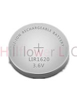 Hillflower 5 Piece LIR1620 1620 CR1620 LM1620 BR1620 Rechargeable Bulk 3.6V Long Duration Lithium Battery
