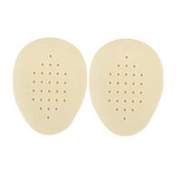 3 Pairs Girl Skid-Proof Forefoot Pads Shoe Insoles, Light Yellow