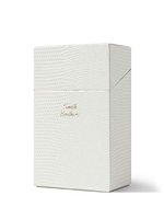 Hard Box Full Pack Cigarette Case/King Size 84mm/Hand Made in Korea/Leather Paper Case and Pattern Printed Case (White)