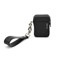 Kaiyitong01 Leather Creative Cigarette Case, 20 Sticks, Wristband Portable Ultra-Thin Leather Soft Box Cigarette Gift, Cigarette Box,Beautiful (Color : Black)