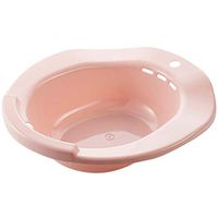 LoveinDIY Sitz Bath, Over The Toilet Perineal Soaking Bath, Designed for Hemorrhoidal Relief, Postpartum, Patients - Pink