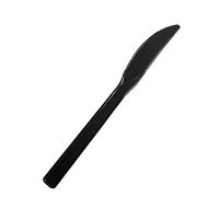 Northwest Medium-Weight Hard Plastic Plastic Knives (Black, 100 Count)