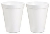 Dart 8J8 Foam Cup Hot or Cold, 1000 per Case, 8 oz. (2-Case (8 oz.))