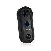 Night Owl Security 1080p Smart Doorbell with 32GB microSD Card, Black (WDB2-32SD)