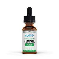 750mg 1oz/30mL Pure Organic Premium Hemp Oil Tincture Drops for Pain Relief Anxiety Sleep Mood Stress Support 100% USA Grown Hemp Extract (Mint)