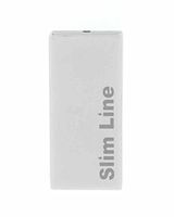 Slim Line All Metal USB Rechargeable Cigarette Lighter White