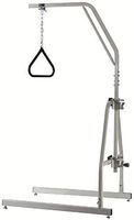 Lumex Versa-Helper Trapeze with Floor Stand for Trapeze (Chrome-Plated)