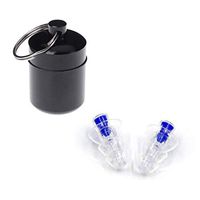 Jenny.Ben Music earplugs Eliminate Noise for Concert DJ bar Band Musicians Hearing Protection Silicone earplugs 1 Set BL