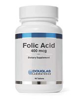 Douglas Laboratories - Folic Acid 400 mcg. - Water Soluble B Vitamin to Support Energy Production and Pregnancy - 90 Tablets