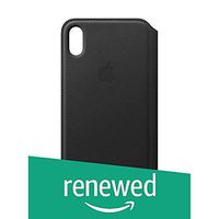 Apple Leather Folio (for iPhone Xs Max) - Peony Pink (Renewed)