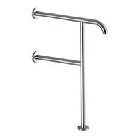 wenlongshop Durable Handicap Grab Bars,T-Shaped Non-Slip 304 Stainless Steel Safety Frame for Elderly Bariatric Disabled,Bathroom,Toilet Assist Aid Handrails