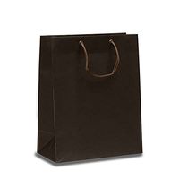 Matte Brown Euro Tote Shopper | Quantity: 25 | Width: 16"