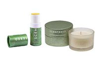 Scentered Portable Aromatherapy De Stress Balm & Scented Candle Gift Set | Chamomile Mandarin Essential Oil | Relaxing Wellbeing Ritual