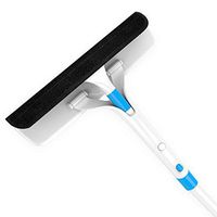 YOYOHOME 3 in 1 Double Face Window Squeegee Cleaner Extendable Microfiber Sponge Window Squeegee Cleaner with Cleaning Squeege