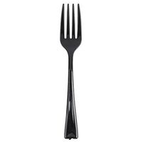 Black Tiny Tines Elegant 4.0" Plastic Tasting Forks 48 Pc H'orderves Picks