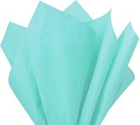 Flexicore Packaging Aqua Marine Gift Wrap Tissue Paper Size: 15 Inch X 20 Inch | Count: 100 Sheets | Color: Aqua Marine