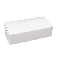 One-Piece 1/4 lb. Candy Box White 4 1/2" x 2 5/16" x 1 1/8" - 50/CS