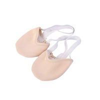 SUPVOX 1 Pair Half Sole Ballet Shoe Half Toe Shoe Sole Sock Contemporary Ballet Shoe Dance Shoes for Women Girls Size M (Skin Color)