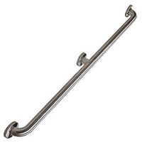 CRL GA3SF48CP 1-1/2" Diameter Brushed Stainless Steel Grab Bars - 48" Length