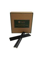 Kingseal Disposable Paper Cocktail Straws, Stirrers, Unwrapped, 5.75 Inch Length x 6mm Diameter, Black,"Jumbo" Size, Biodegradable, Earth Friendly, Bulk Pack - 500 Straws per Box
