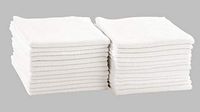 DRI Professional Extra-Thick Microfiber Cleaning Cloth 48 Pack White(16IN x 16IN, 300GSM, Commercial Grade All-Purpose Microfiber Highly Absorbent, LINT-Free, Streak-Free Cleaning Towels)