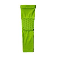 Mens Sport Basketball Shooting Elbow Pads Protector Support Guard Elastic Compression Arm Sleeve Warmers,Green,L