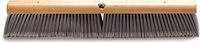 Carlisle 4501423 Flo-Pac Flagged Fine Floor Sweep, Polypropylene Bristles, 24" Block Size, 3" Bristle Trim, Gray