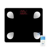 Lfsp Bathroom Scales, Body Fat Scale, Bluetooth Intelligent Digital Scales, Body Composition BMI, BFR, Muscle, Bone Analyzer 29.5cm × 26.5cm (Color : A)
