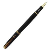Gullor 923 black roller ball pen with golden clip