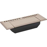 Vented Floor Beige Brown Register Drop in Dust Pan Sweep in Container Containment System Dustpan