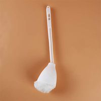 Guoshang Toilet Brush Swab White Perfect for Clean Bathroom Toilet Plastic Handle