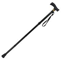 WSJL 2 Foldable Colored Canes with Wooden Handles, Lightly Adjustable Cane for Balance, Mobile Assist,