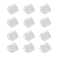 HEALLILY Square Mini Clear Plastic Bead Storage Containers Box Case with lid for Items Transparent Storage Box Jewelry Boxes Beads Container Plastic Earplug Box 12PCS
