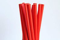 Red Paper Straws (75)