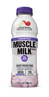 Muscle Milk Smoothie Protein Yogurt Shake, Strawberry Banana, 25g Protein, 15.8 FL OZ, 12 Count